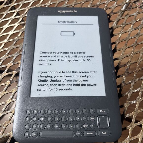 Amazon Keyboard Kindle 3rd Gen Wi-Fi 6" D00901 Not Charging - Picture 1 of 4